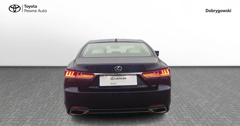 Lexus LS cena 259600 przebieg: 183513, rok produkcji 2018 z Wieluń małe 79